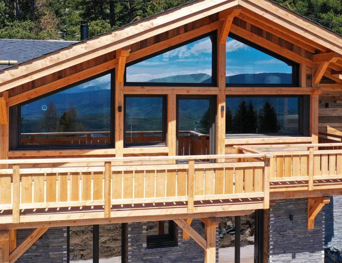 Chalet Aguila - Jacuzzi Et Sauna Panoramique - Construit En 2023 Bolquere Pyrenees 2000 المظهر الخارجي الصورة