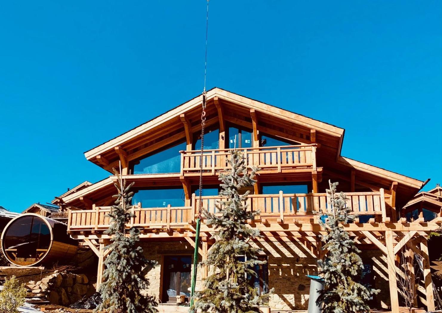 Chalet Aguila - Jacuzzi Et Sauna Panoramique - Construit En 2023 Bolquere Pyrenees 2000 المظهر الخارجي الصورة