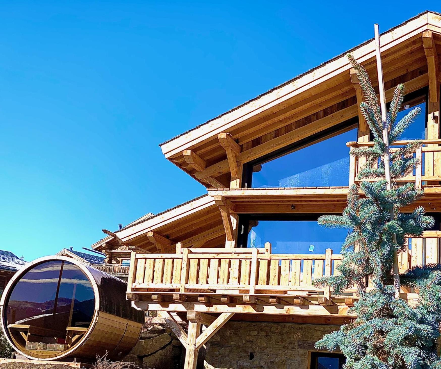 Chalet Aguila - Jacuzzi Et Sauna Panoramique - Construit En 2023 Bolquere Pyrenees 2000 المظهر الخارجي الصورة