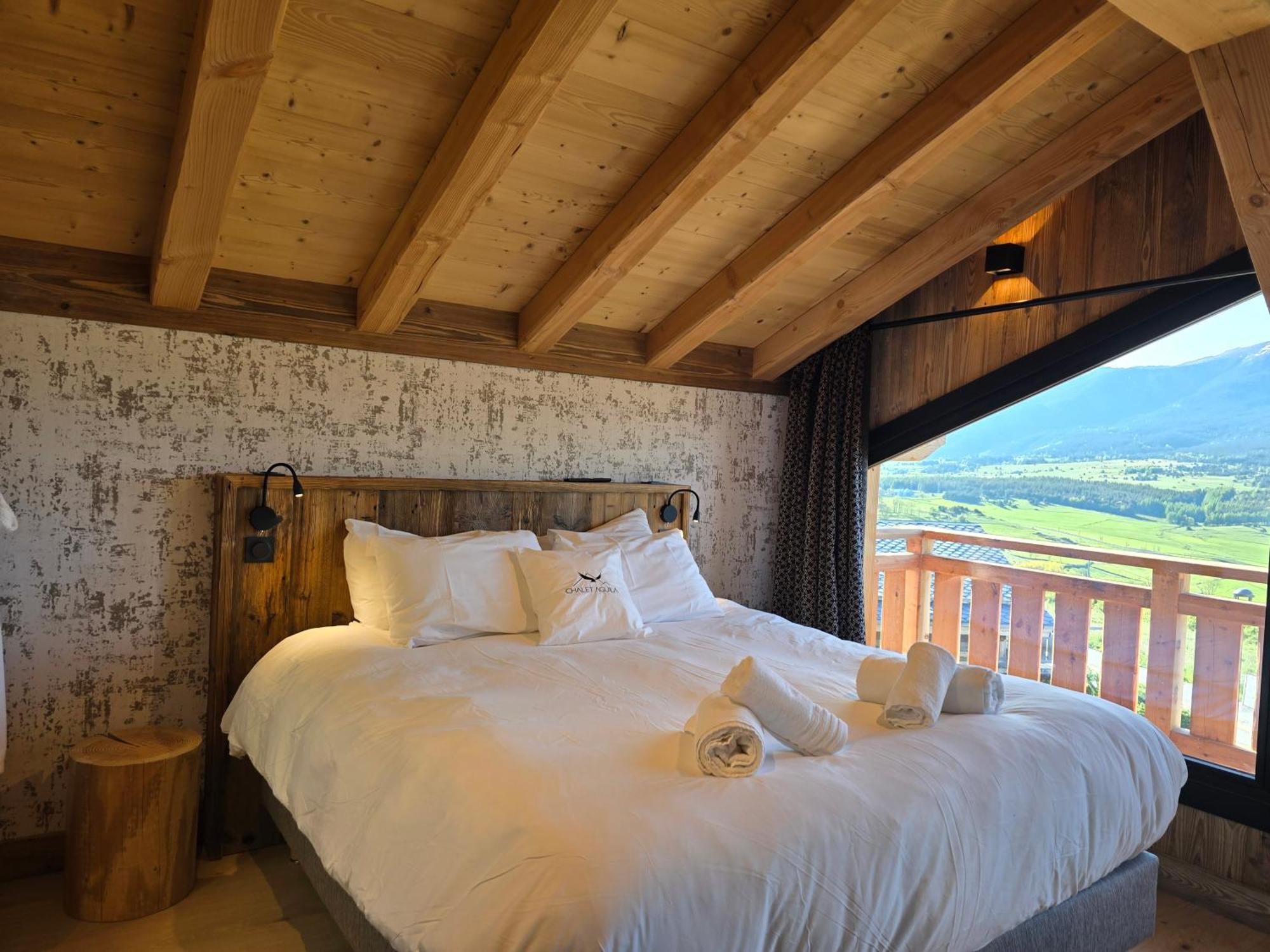 Chalet Aguila - Jacuzzi Et Sauna Panoramique - Construit En 2023 Bolquere Pyrenees 2000 المظهر الخارجي الصورة