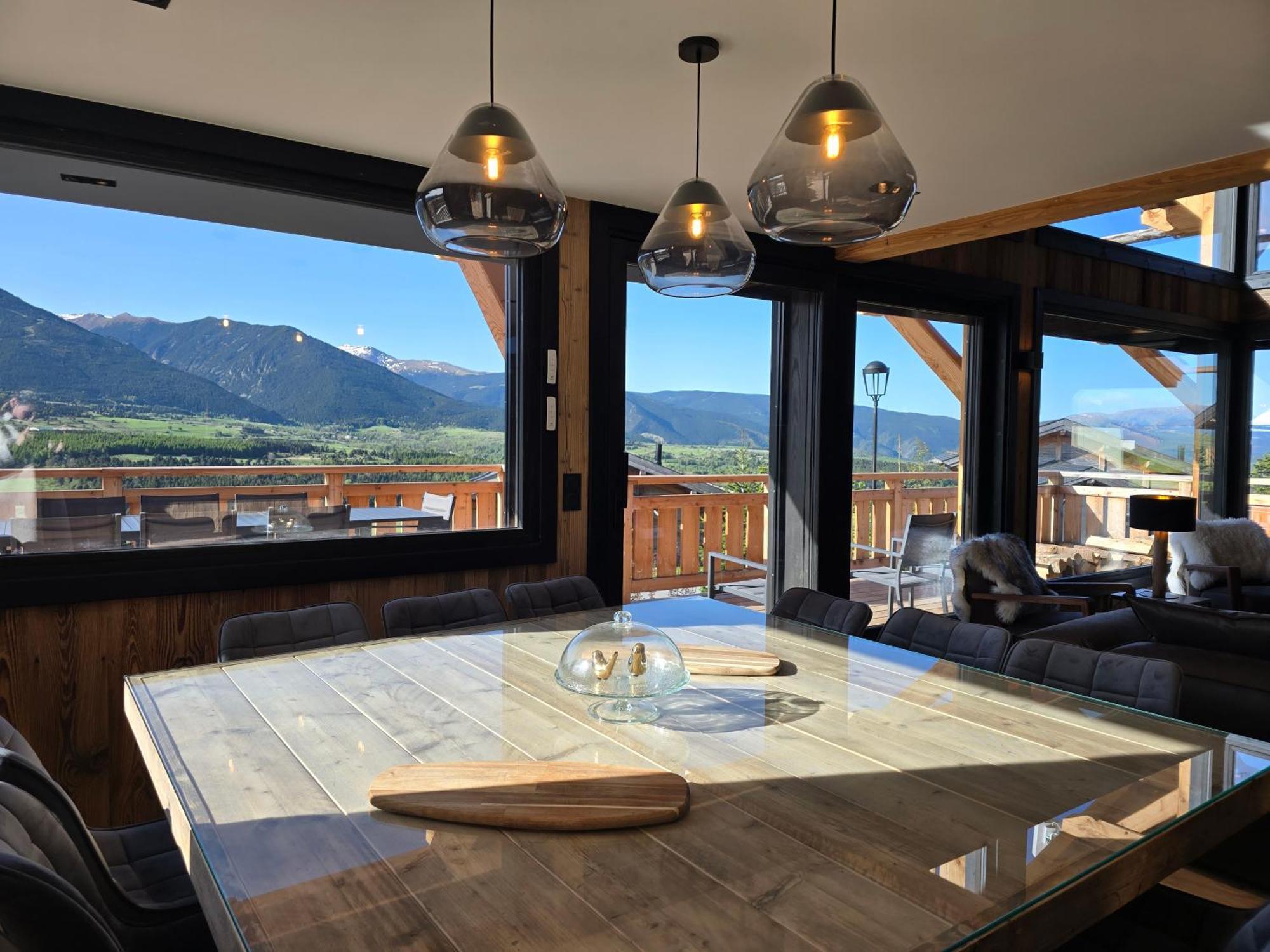 Chalet Aguila - Jacuzzi Et Sauna Panoramique - Construit En 2023 Bolquere Pyrenees 2000 المظهر الخارجي الصورة