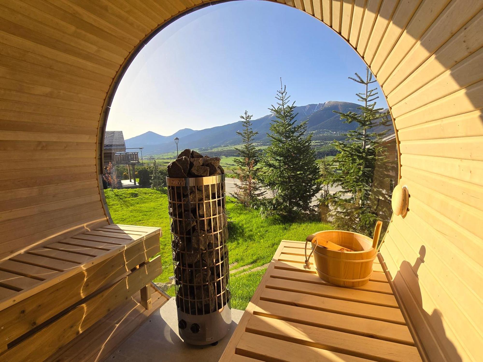 Chalet Aguila - Jacuzzi Et Sauna Panoramique - Construit En 2023 Bolquere Pyrenees 2000 المظهر الخارجي الصورة