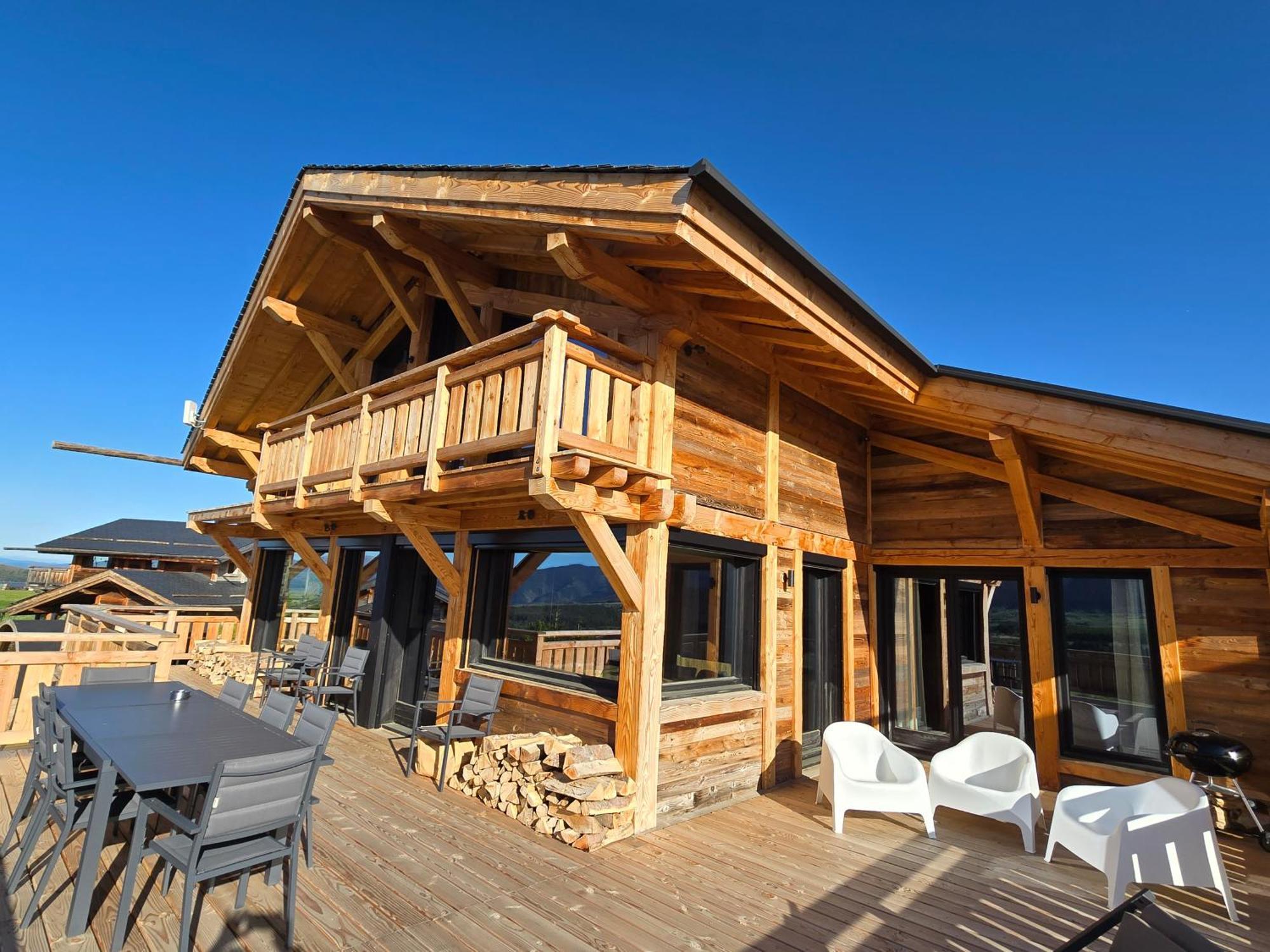 Chalet Aguila - Jacuzzi Et Sauna Panoramique - Construit En 2023 Bolquere Pyrenees 2000 المظهر الخارجي الصورة